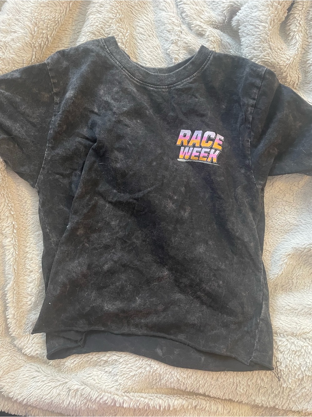 Race Week Black Graphic Tee